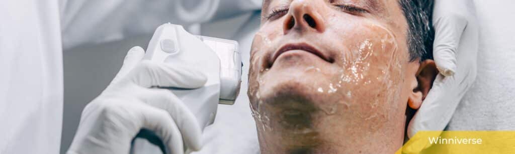 anti-aging skin care banner professional treament