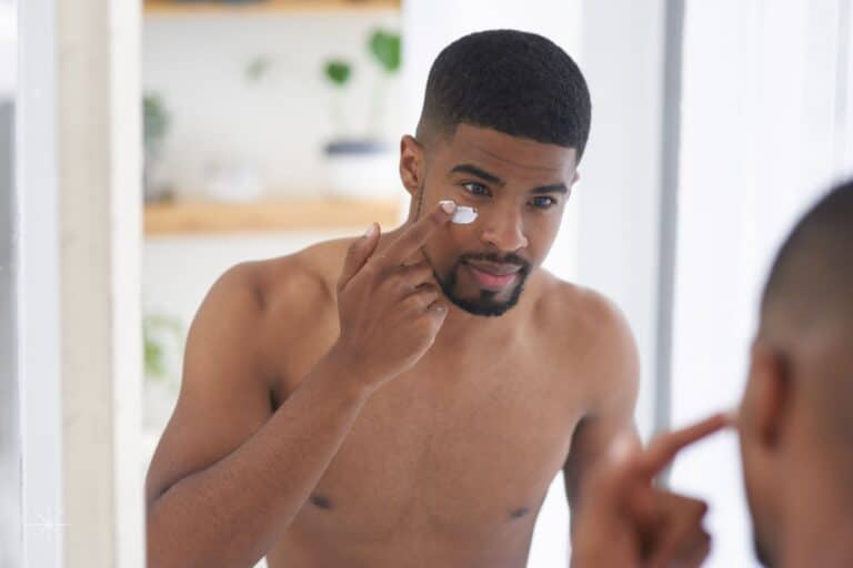 men anti-aging skincare featured image left eye